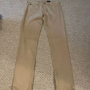 Prima' Mid Rise Cigarette Jeans in beige